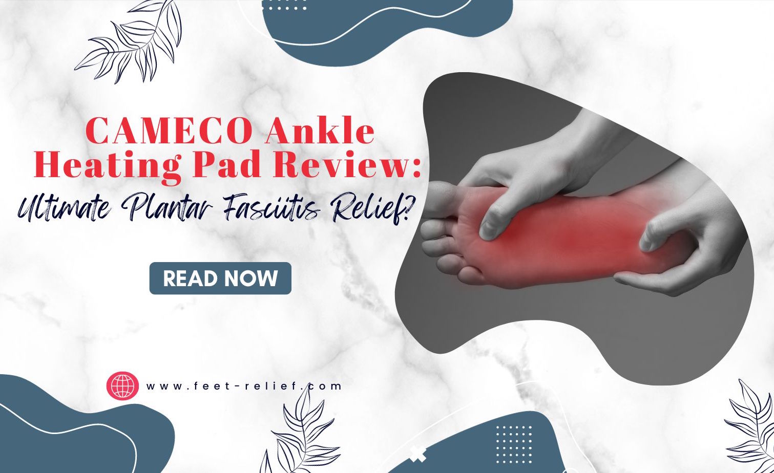 CAMECO Ankle Heating Pad Review Ultimate Plantar Fasciitis Relief