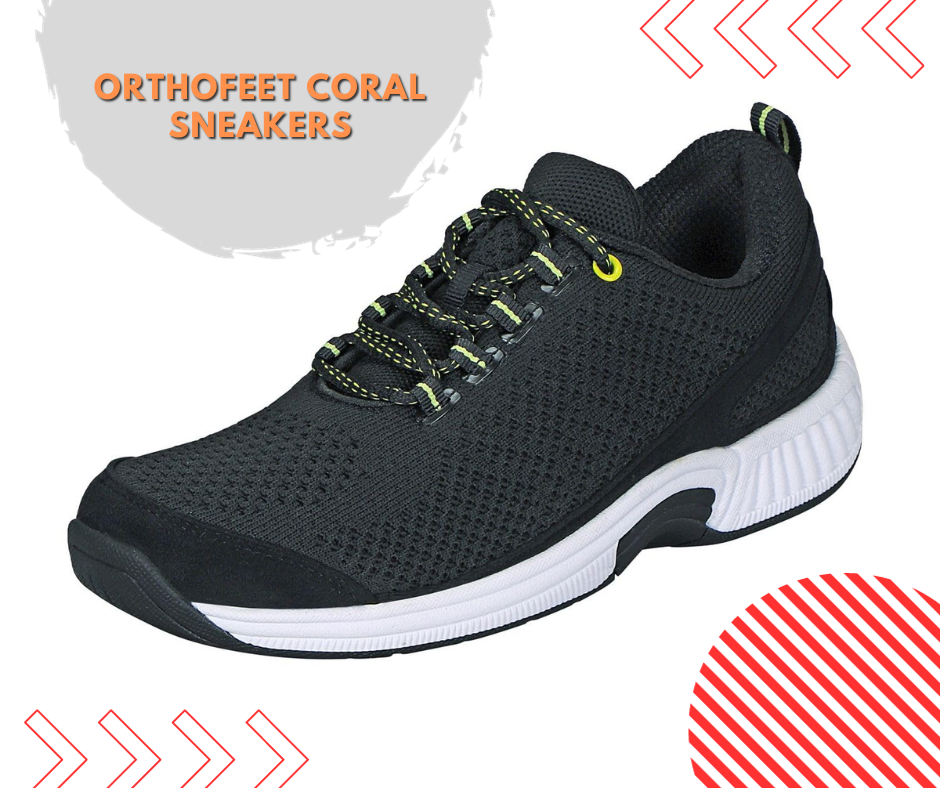 orthofeet coral women's comfort orthopedic sneakers