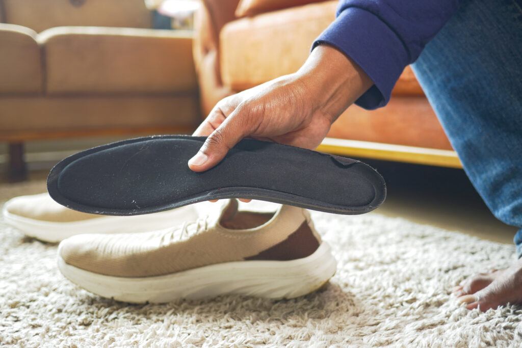 Preventing foot pain from prolonged standing
